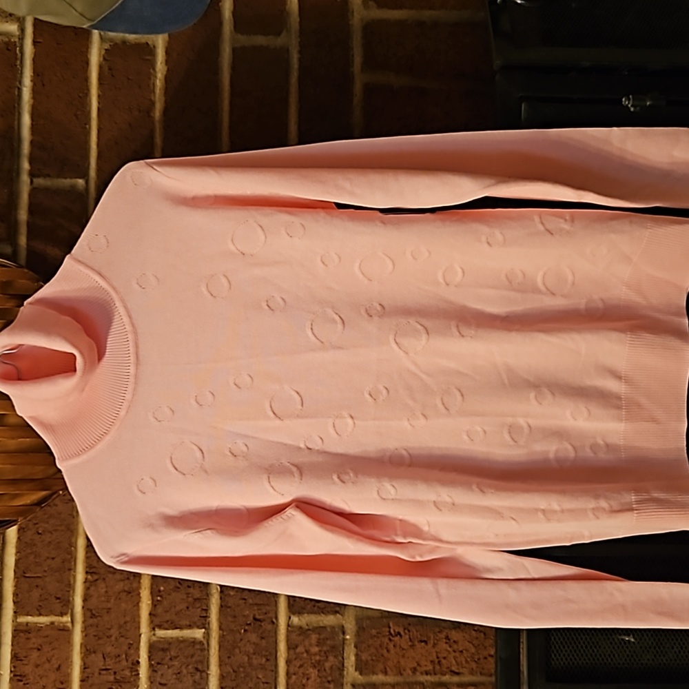 NWT Select + Trend Pink Turtleneck sweater. Ladies size Small.